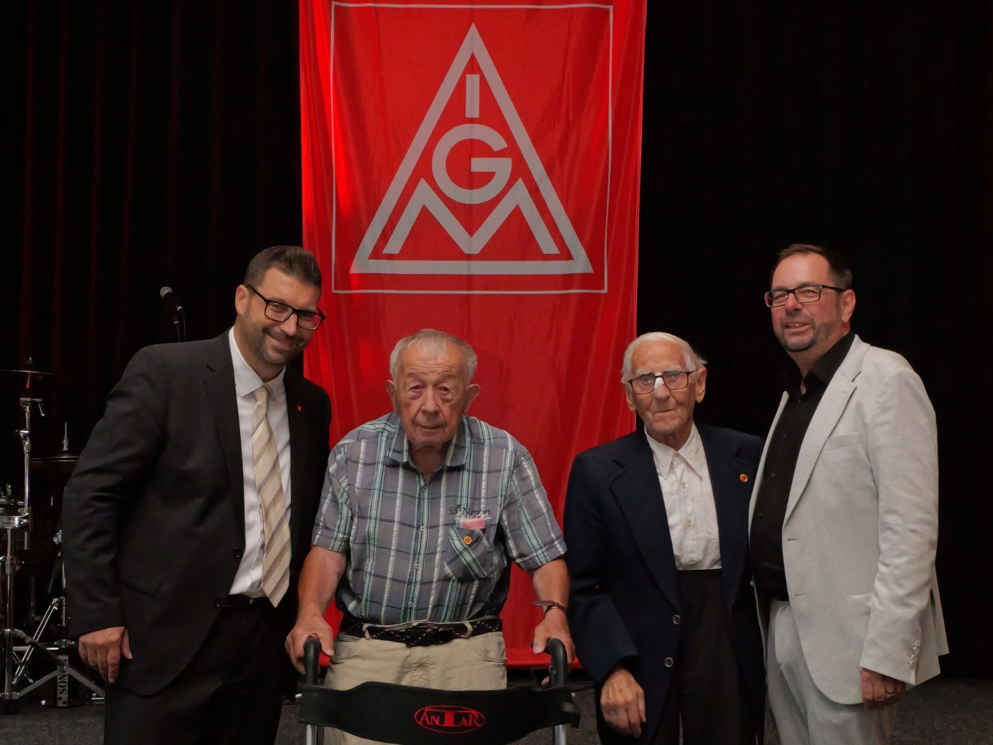 v.l.n.r: Patrick Selzer, Ludwig Ochs, Walter Bickar, Thorsten Dellmann