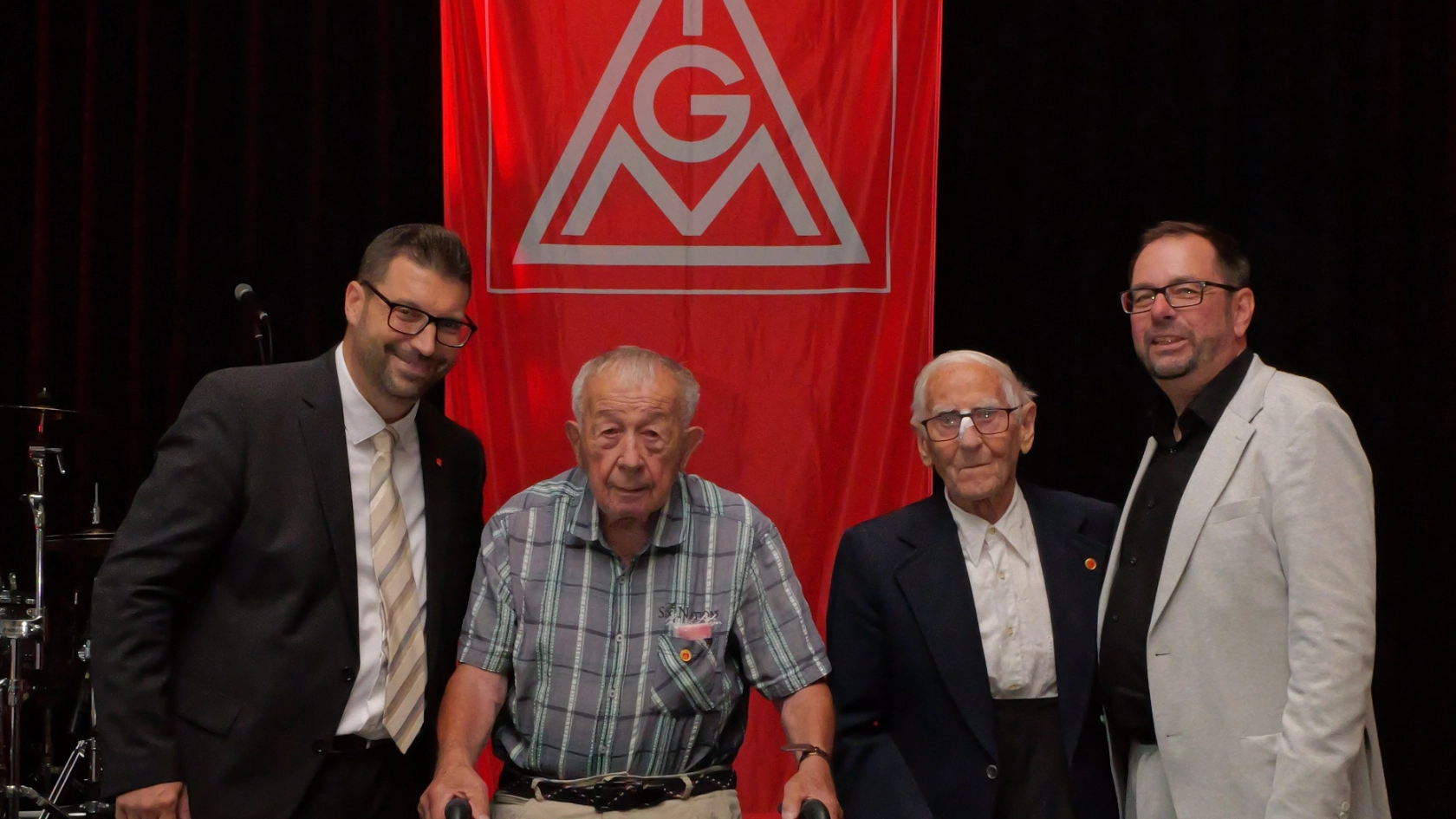 v.l.n.r: Patrick Selzer, Ludwig Ochs, Walter Bickar, Thorsten Dellmann