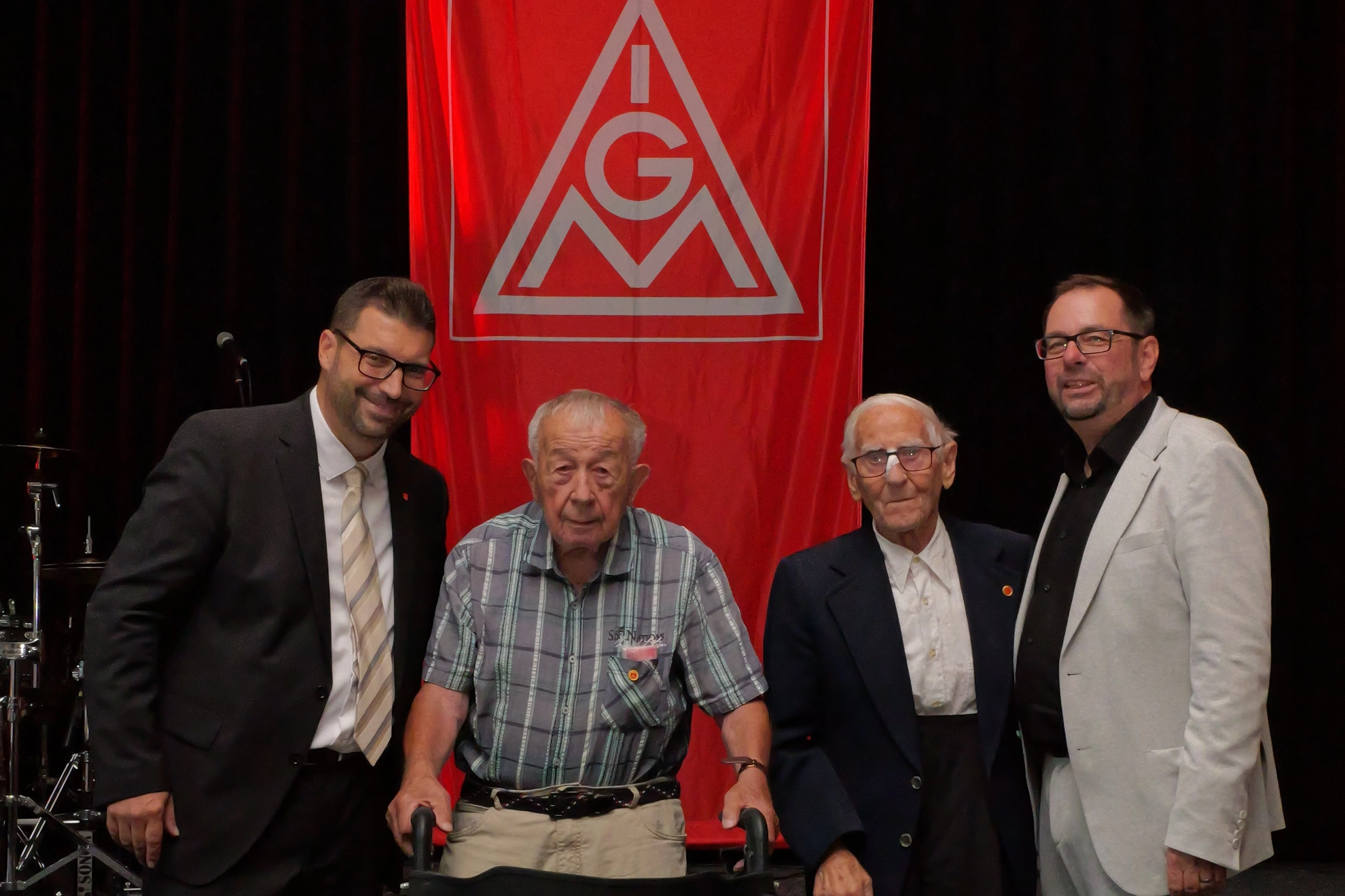 v.l.n.r: Patrick Selzer, Ludwig Ochs, Walter Bickar, Thorsten Dellmann