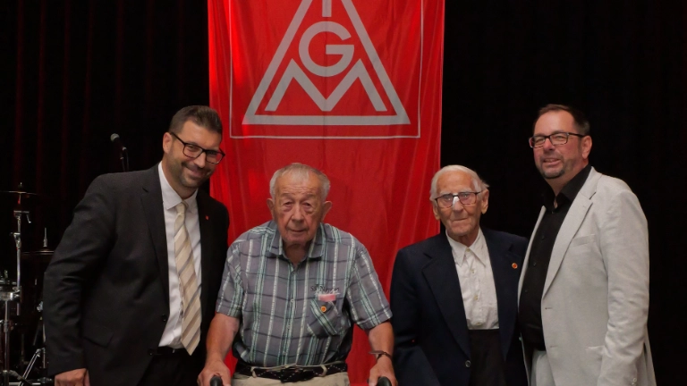 v.l.n.r: Patrick Selzer, Ludwig Ochs, Walter Bickar, Thorsten Dellmann